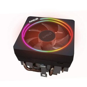 [해외]AMD 라이젠 7 2700X 프로세서 AM4/AM2/AM3/AM3+ 프리즘 LED RGB 쿨러 팬, 4핀 커넥터 구리 베이스/알루미늄
