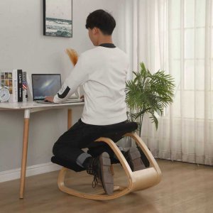 [해외]무릎 꿇는 의자 사무실 인체 공학 스툴 자택 근무