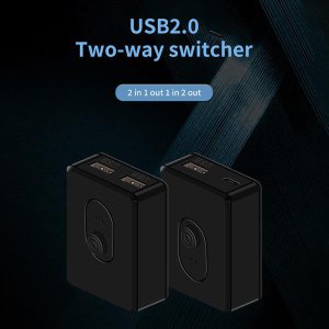 [해외]KVM 스위치 USB 3.0 허브, 1x2, 2x1 스플리터, 공유 컨트롤러, 노트북 컴퓨터 프린터 키보드용, N0F7