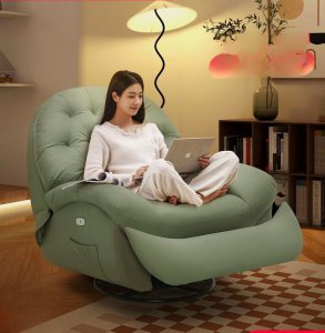 [해외]일등석 공간 소파 캐빈 다기능 흔들 의자 성인 침실 게으른 컴퓨터 싱글 전기 안락