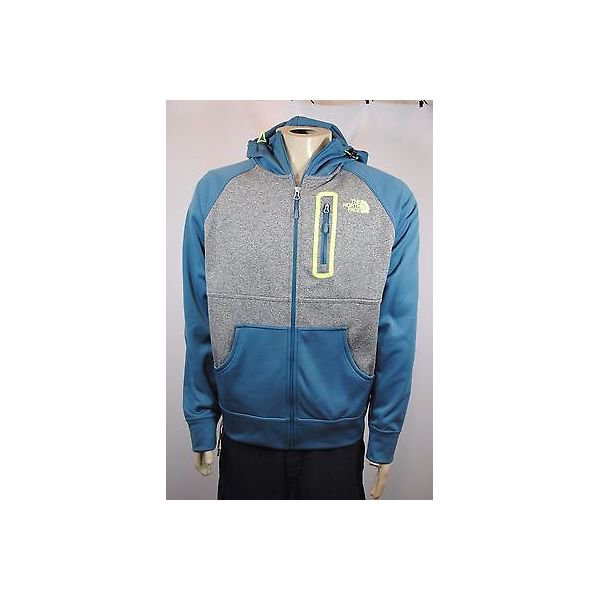 NEW The North Face Mack Mays Full Zip HEATHER GREY fleece Hoodie Size M L