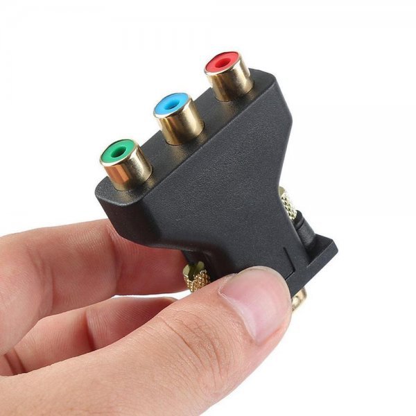 VGA to RCA Connecter Converter 3 RGB F
