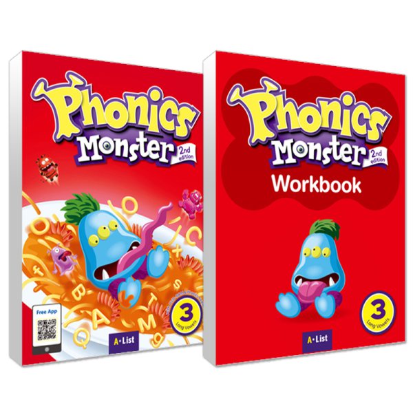 Monster　(전2권)　Book　인터파크　파닉스　Phonics　세트　책　교재　몬스터　Workbook　Student　쇼핑