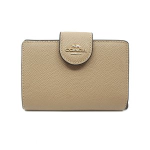 [롯데아이몰][코치] 크로스 그레인 미디엄 코너 지퍼 지갑 6390 IMTAU