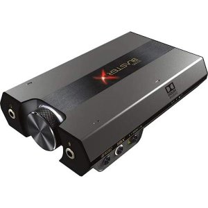 [해외][초특급] Sound BlasterX G6 고해상도 130dB 32비트/384kHz 게임용 DAC Xamp 헤드폰 앰프가 있는 외부 USB