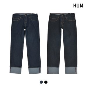 [롯데아이몰][흄(HUM)] [하프클럽/HUM]남) 롤업 슬림스트레이트핏 데님팬츠(H175H506A)