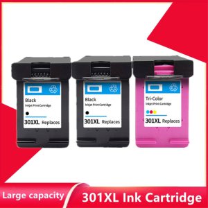 301XL Refilled Ink Cartridge Replacement for HP 301 XL HP301 DeskJet 1050  2050 3050 2150 3150 1010 1510 2540 Printer (301XLBK)