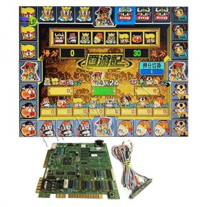 [해외]레트로 게임 도박 기계 서쪽 여행 DIY 키트 동남아시아 카지노 슬롯 머신 28P, Jamma 케이블