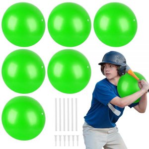 [해외]Mototo Connection Ball for Baseball 9 inchSoftball Batting Pitching Trainer Improve Arm Action Perf