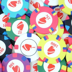 [해외]신상 세라믹 포커 칩 10 개 묶음, 전문 카지노 도박 홈 게임 멋진 Handfeel