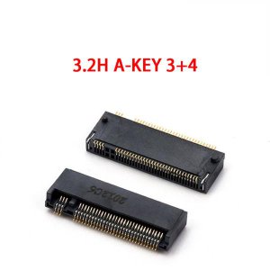 [해외]M.2 커넥터 67P A B E 키 NGFF 인터페이스 소켓 SSD H  2.3 5.5 슬롯 신규
