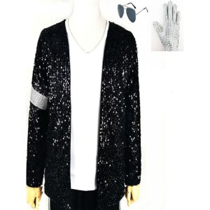 [해외]마이클잭슨 자켓 파티 공연 복고풍의상 의상 무대 데-C.빌리킹재킷+티셔츠