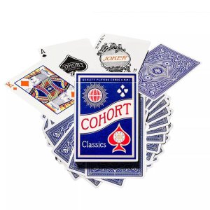[해외]Elusionist-코호트 표시된 카드 놀이, 블루 레드 카지노 포커, USPCC 데크 매직 게임, 마술사를 위한 트릭