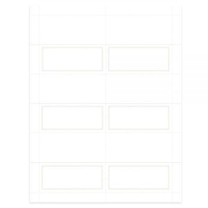 [해외]Gartner Studios® 플레이스 카드, 펄라이즈, 10.2cm x 7.6cm 4인치 x 3인치 , 화이트, 48개 팩